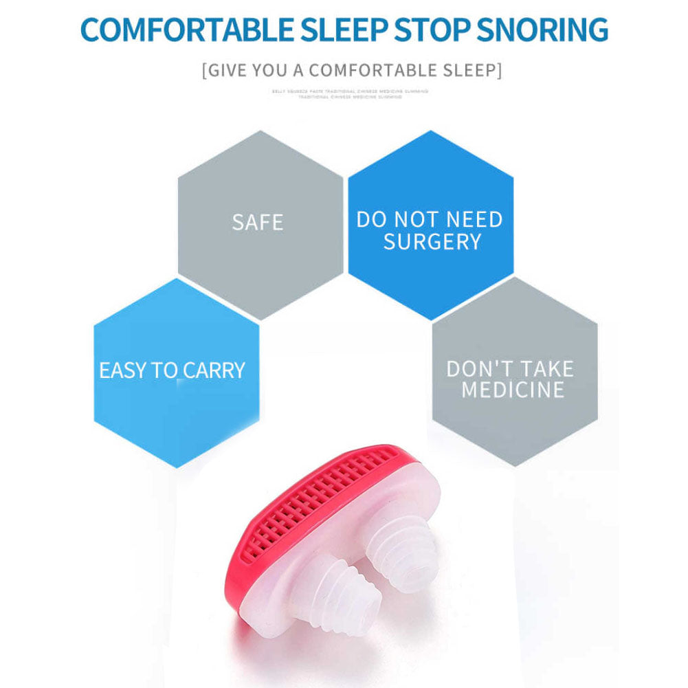 Anti-snoring and air-purifying nose clip for restful sleep Anti-snoring and air-purifying nose clip for restful sleep